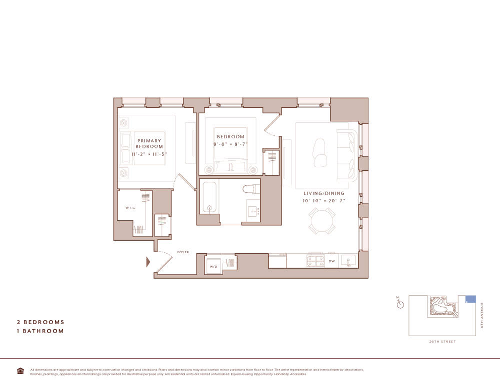 335 8th Avenue, 335 8 AVENUE, Chelsea and Clinton, NEW YORK, NY 10001,  - https://www.myhomey.io204-604_2BD