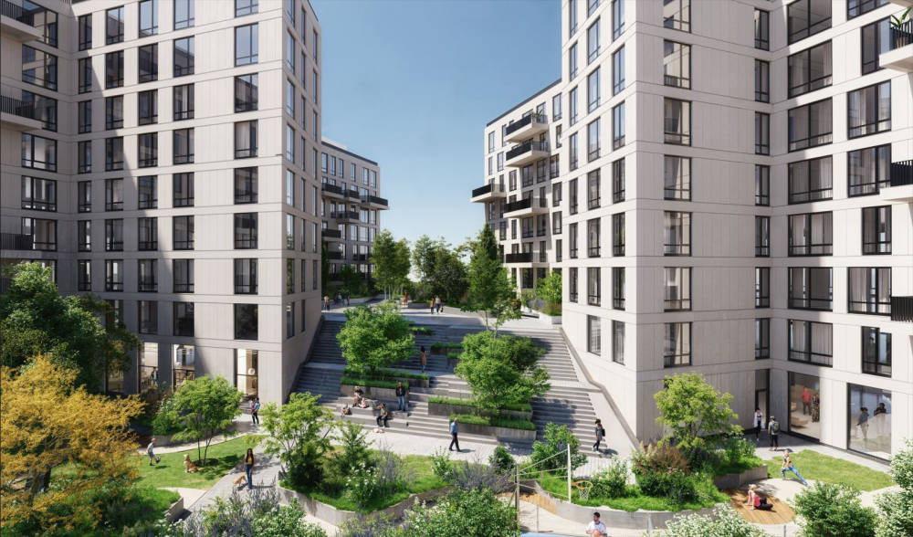 The Arcadian, 975 Nostrand Ave, Flatbush, Brooklyn, NY 11225,  - https://www.myhomey.ioRendering